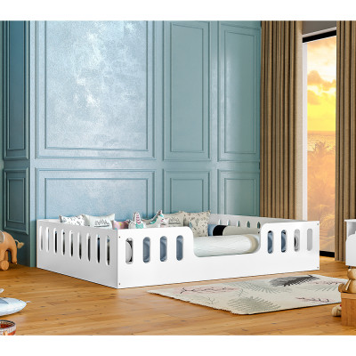 Cama Casal Infantil Montessoriana Helo - Branco