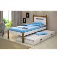 Beliche Montessoriana Design Infantil Eloa Solteiro Divaloto - Branco/Mel
