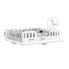 Cama Casal Infantil Montessoriana Helo - Branco - 4