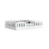 Cama Casal Infantil Montessoriana Helo - Branco - 2
