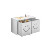 Mesa Infantil Alegra Emoji Montessoriana Com 1 Cadeira E 1 Nicho - Branca - 4