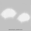 Kit 3 Luminarias De Parede Nuvem Com Led - 2